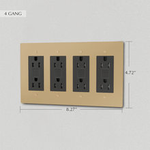 Load image into Gallery viewer, The Brass Outlet (1 to 4 Gang)
