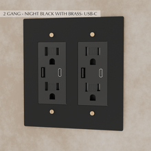 Load image into Gallery viewer, The Brass Outlet (1 to 4 Gang)
