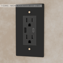 Load image into Gallery viewer, The Brass Outlet (1 to 4 Gang)
