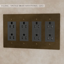 Load image into Gallery viewer, The Brass Outlet (1 to 4 Gang)
