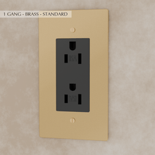 Load image into Gallery viewer, The Brass Outlet (1 to 4 Gang)
