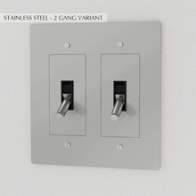 Load image into Gallery viewer, The Brass Toggle Switch (1 to 5 Gang)
