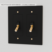 Load image into Gallery viewer, The Brass Toggle Switch (1 to 5 Gang)
