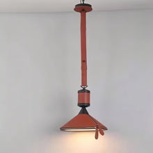 Load image into Gallery viewer, Tiferet Leather Pendant Light
