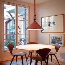 Load image into Gallery viewer, Tiferet Leather Pendant Light
