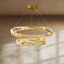 Load image into Gallery viewer, Tiwa 2-Tier Chandelier
