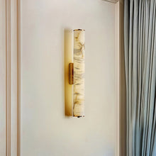 Cargar imagen en el visor de la galería, Tong Alabaster Wall Lamp
