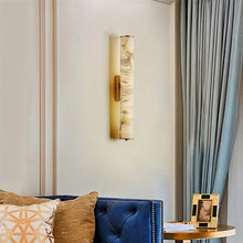 Cargar imagen en el visor de la galería, Tong Alabaster Wall Lamp
