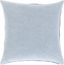 Load image into Gallery viewer, Toodyay Textured Light Blue Square Throw Pillow
