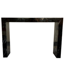 Load image into Gallery viewer, Toros Black Marble Rectangular Console Polished (W)12&quot; (L)40&quot; (H)30&quot;
