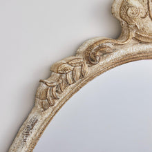 Load image into Gallery viewer, Traditioanl Oval Mirror With Wood Frame Rustic Decor Wall Mirror
