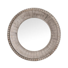 Load image into Gallery viewer, Traditional Grey Round Mirror Wall Decoration
