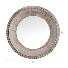 Load image into Gallery viewer, Traditional Grey Round Mirror Wall Decoration
