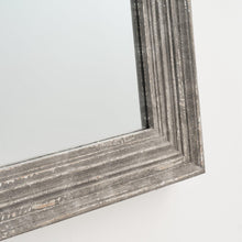 Load image into Gallery viewer, Traditional Rectangle Framed Gray Decorative Mirror
