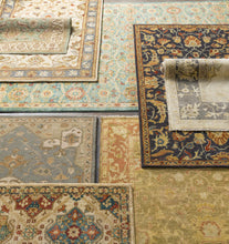 Cargar imagen en el visor de la galería, Cherryfield 1125 Yellow&amp;Sage Wool Rug
