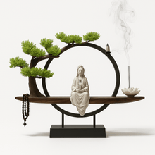 Load image into Gallery viewer, Tranquil Incense Burner Table Lamp
