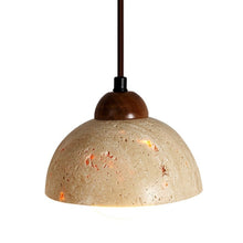 Load image into Gallery viewer, Travertine Pendant Light
