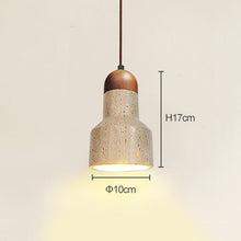 Load image into Gallery viewer, Travertine Pendant Light
