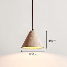 Load image into Gallery viewer, Travertine Pendant Light
