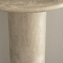 Load image into Gallery viewer, Troia Light Travertine Designer Console Filled and Honed (W)15&quot; (L)48&quot; (H)36&quot;
