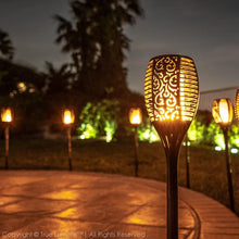 Load image into Gallery viewer, SolaFlame® | 96LED Flickering Flame Outdoor Solar Light | Dusk to Dawn | 2-Pack

