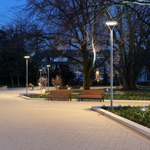 Carregar imagem no visualizador da galeria, Aurora Pro® | Outdoor Pole-Mounted Dusk to Dawn Solar Ambient/Security Light
