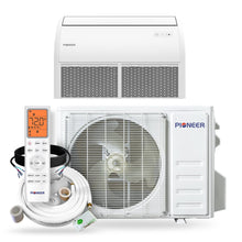 Carregar imagem no visualizador da galeria, Pioneer® Quantum Ultra™ 24,000 BTU 20 SEER2 230V Floor/Ceiling/Low-Wall Ductless Mini-Split Air Conditioner Inverter Heat Pump Full Set
