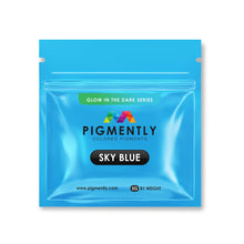 Carregar imagem no visualizador da galeria, UltraClear Epoxy Epoxy Colors 5g Sky Blue Glow in the Dark Epoxy Powder Pigment
