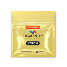 Load image into Gallery viewer, UltraClear Epoxy Epoxy Colors 5g Yellow Glitter Epoxy Powder Pigment
