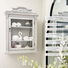 Carregar imagem no visualizador da galeria, Baroque Elegance Wall Mounted Cabinet with Magnetic Door
