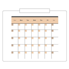 Cargar imagen en el visor de la galería, Calendars: Touch of Pink Modern One Month Calendar Dry Erase - Removable Adhesive Decal
