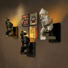 Load image into Gallery viewer, Whispering Face Wall Lamp
