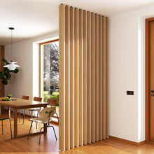 Load image into Gallery viewer, Wood Slat Room Divider

