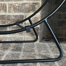 Carregar imagem no visualizador da galeria, Black Iron Loop Fireplace Log Holder

