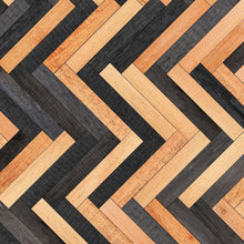 Cargar imagen en el visor de la galería, Modern Design Wooden Zigzag Panel Wallpaper Mural. #6736
