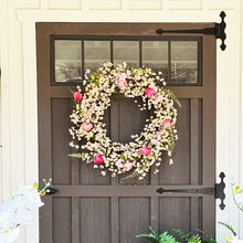 Load image into Gallery viewer, 26 Inch Pink Blossom Wreath
