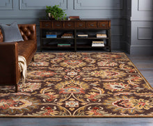 Cargar imagen en el visor de la galería, Chesterton 1028 Hand Tufted Brown Wool Rug
