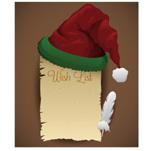 Load image into Gallery viewer, Christmas: Feather Dry Erase - Removable Adhesive Decal
