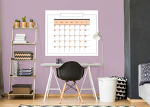 Cargar imagen en el visor de la galería, Calendars: Touch of Pink Modern One Month Calendar Dry Erase - Removable Adhesive Decal
