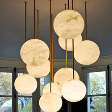 Load image into Gallery viewer, Yue Alabaster Customizeable Chandelier
