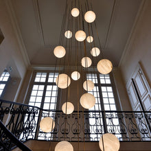 Load image into Gallery viewer, Yue Alabaster Customizeable Chandelier
