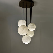 Load image into Gallery viewer, Yue Alabaster Customizeable Chandelier
