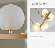 Load image into Gallery viewer, Modern Light Luxury Chandelier with Horizontal Pipe Suspension for Kitchen
