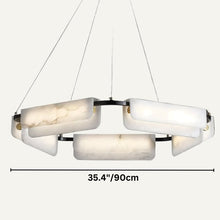 Load image into Gallery viewer, Zazu Alabaster Chandelier
