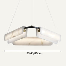 Load image into Gallery viewer, Zazu Alabaster Chandelier
