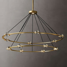 Cargar imagen en el visor de la galería, Zohar 2-Tier Round Chandelier - Open Box (New)
