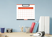 Cargar imagen en el visor de la galería, Calendars: Upside Down Modern One Month Calendar Dry Erase - Removable Adhesive Decal
