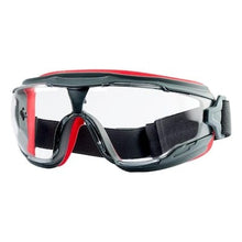 Carregar imagem no visualizador da galeria, 3M Scotchgard Anti-Fog Safety Goggles Clear Lens Gray/Red Frame
