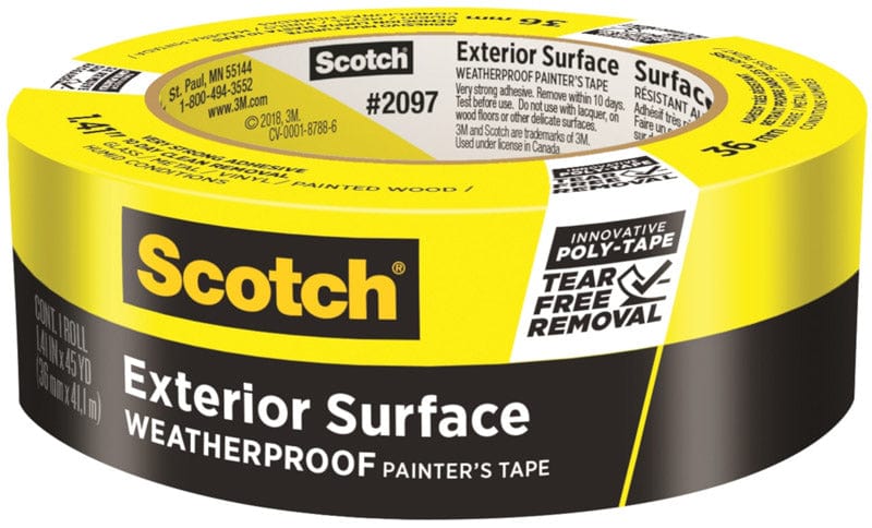 Scotch 45yd Yellow High Strength Painter's Tape 1 pk