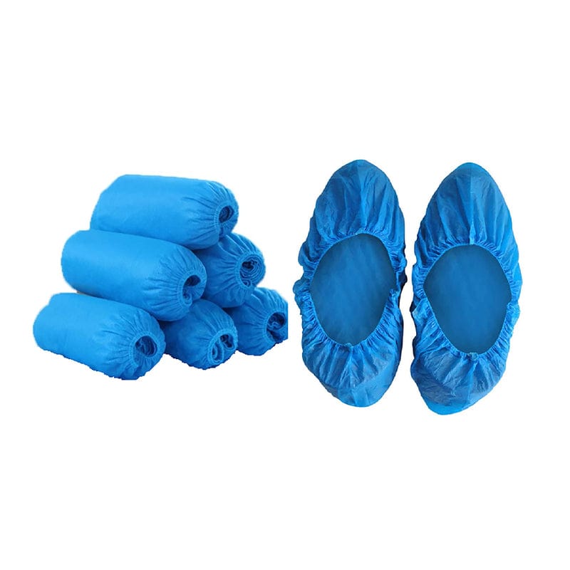 Synguard Polyethylene Disposable Shoe Cover Blue 10 pair